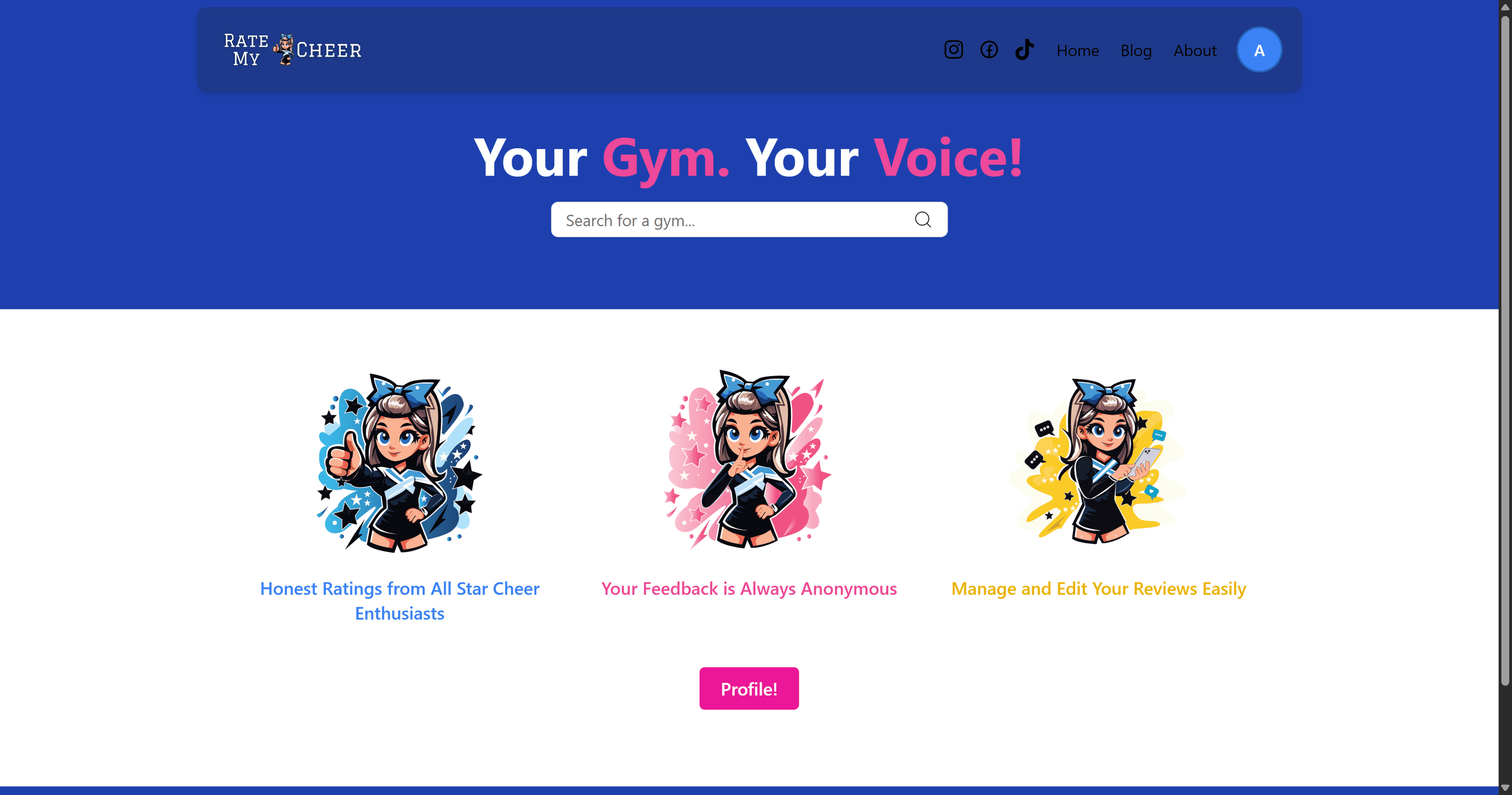 Building Rate My Cheer Gym – A Nationwide Cheer Gym Review Platform